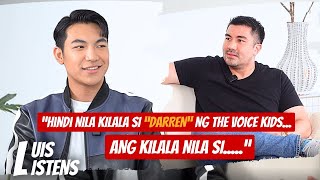 luis listens to darren espanto (hindi man nanalo pero umabot na rin tayo ng 10 years) | luis manzano