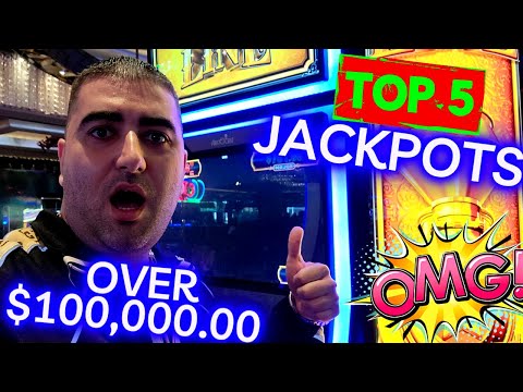 Top 5 JACKPOTS In 2022 ➡ Over $100,000.00 Wins Part-1