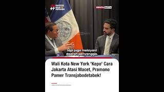 Pramono Pamer Strategi Atasi Macet Jakarta ke Wali Kota New York