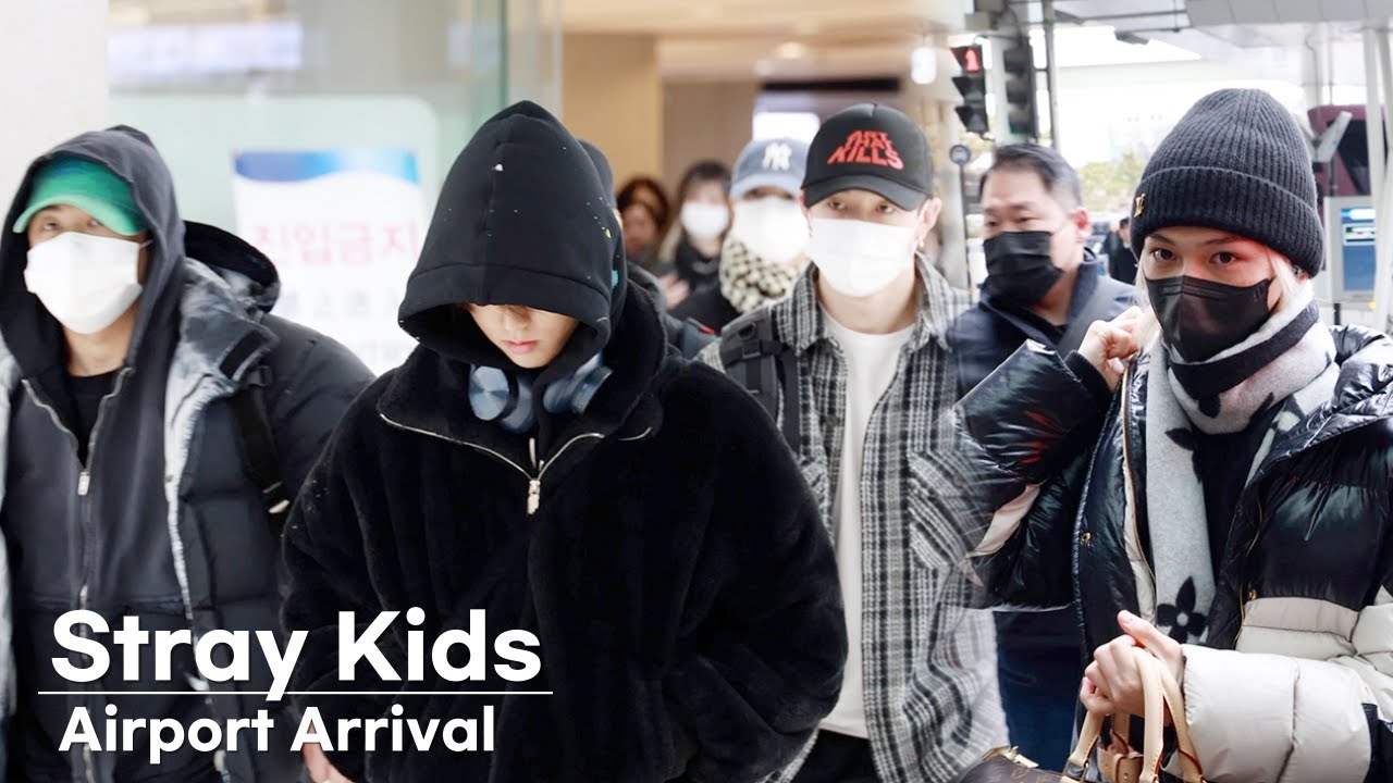 Stray Kids (스트레이키즈) 김포공항 입국 | Stray Kids Airport Arrival [4K]