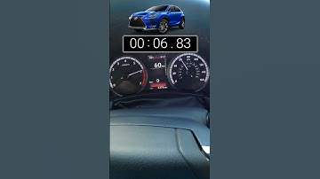 2021 Lexus NX 300 F Sport 0-60 Test | 2.0L 4cyl Turbo | 6 Spd Auto | FWD | 235hp | 258 lb-ft #shorts
