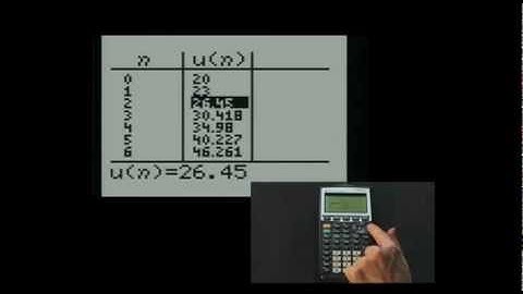 Entering Recursive Equations in the TI-83 or TI-84 Calculator