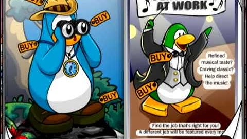 Club Penguin: July/August 2009 Penguin Style Catalog Cheats & New Pin Location