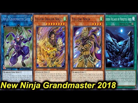 ygopro new ninja grandmaster deck 2018 youtube