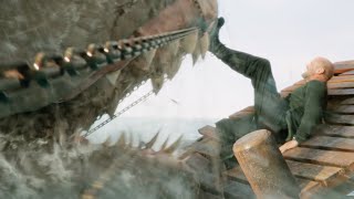 ジェイソン・ステイサム巨大ザメについに喰われる!?／映画『MEG ザ・モンスターズ2』本編映像