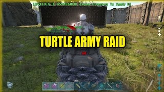 Ark Survival Evolved - RAIDING THE ADMIN BASE!