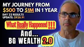BG Wealth Sharing Honest Review Day 22. THIS is WHAT REALLY HAPPENED 😲 AND Soon To Be Announced 🤯