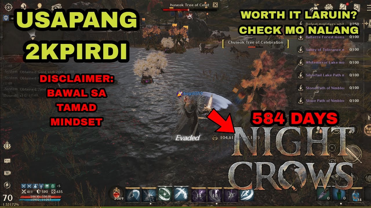 NIGHT CROWS - Worth It Pa Bang Laruin? TIPS PARA SA USAPANG 2KPIRDI