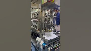 Adjusting the machine….prefilled syringe filling and closing machine…