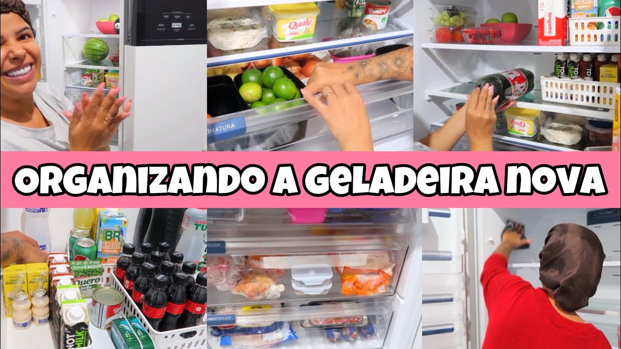Limpeza e organização da nossa geladeira dos sonhos