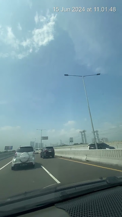 15juni24,, padat merayap Toll MBZ km 32 arah bandung #tolmbz #macet #fyp #viral