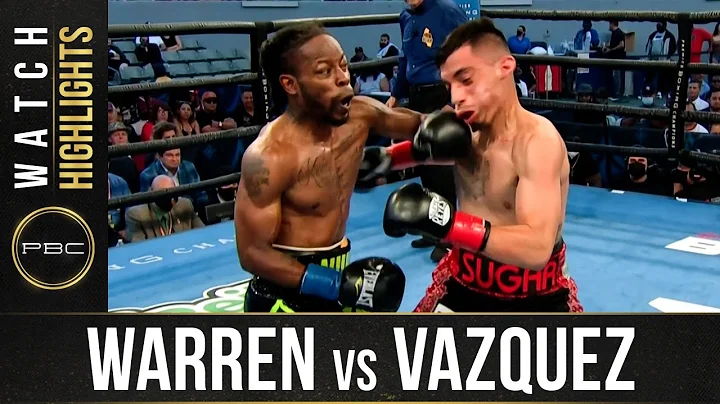Warren vs Vazquez HIGHLIGHTS: August 14, 2021 | PB...