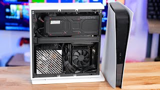 I Built a MINI Gaming PC its small like my Xbox and PS5 (AMD Ryzen)