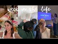 week in the life 🐝 book club, dog sitting, beach &amp; shopping!