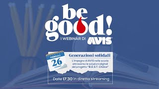 Webinar "Generazioni solidali" - AVIS BeGood! screenshot 1