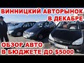 Авто в бюджете до $5000 на Винницком авторынке в декабре