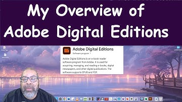 My Overview of Adobe Digital Editions (ADE)