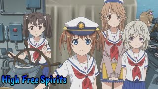 Haifuri (High School Fleet) OP Full【AMV Lyrics】 〈 High Free Spirits - TrySail 〉