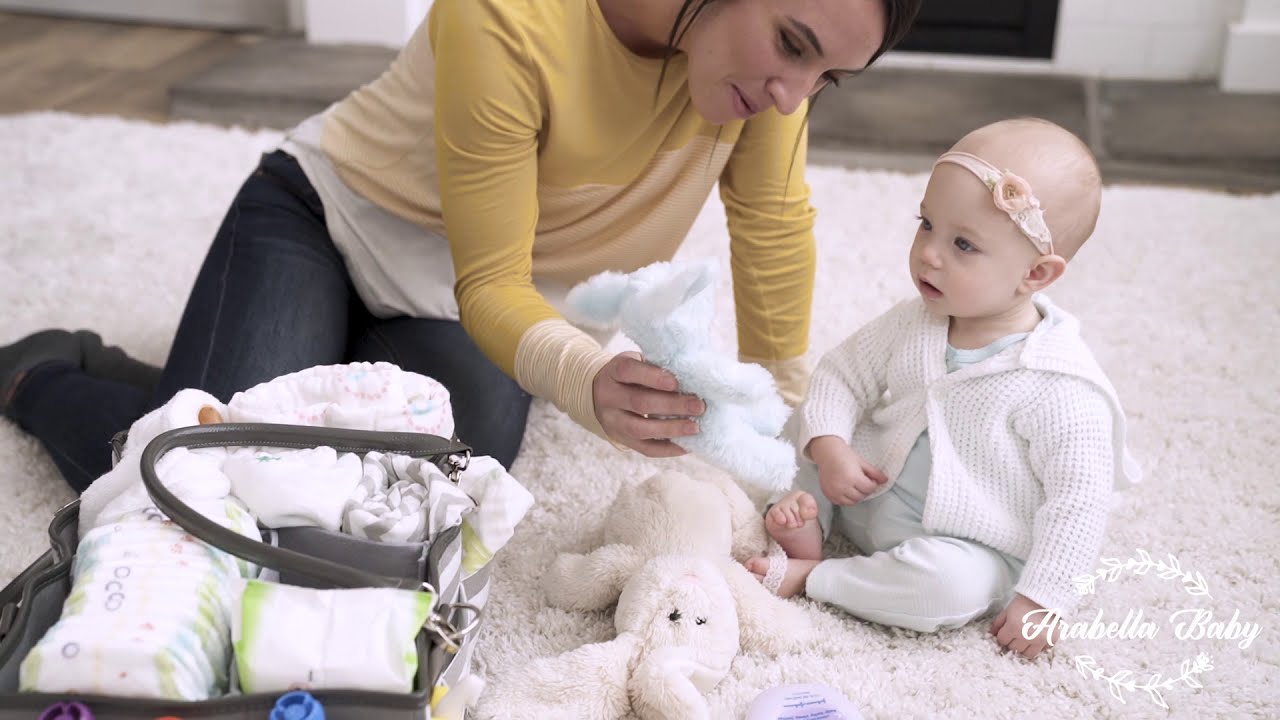 Arabella Baby Diaper Caddy - baby registry must-have!