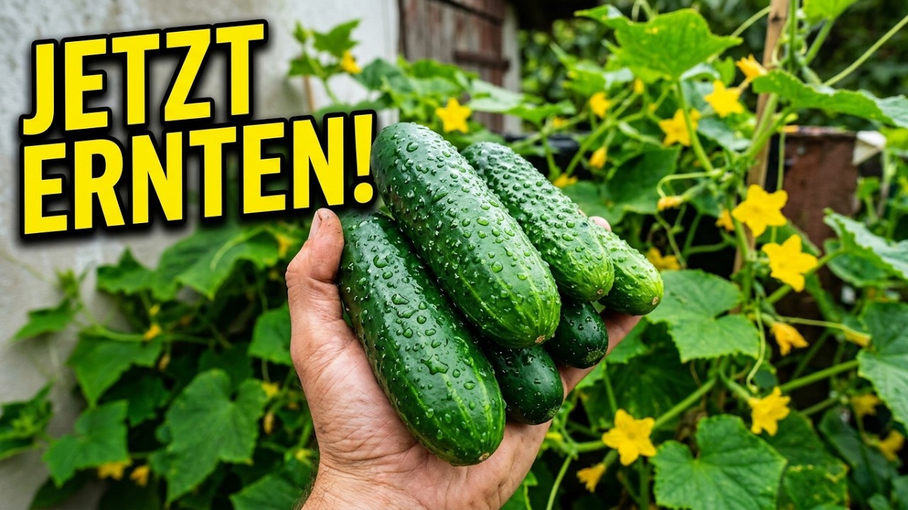 Gurken ernten: Der richtige Zeitpunkt für Geschmack und neue Früchte