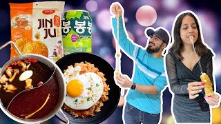 Eating Only KOREAN Food For 25 Hours Challenge  😱😱 | @sosaute
