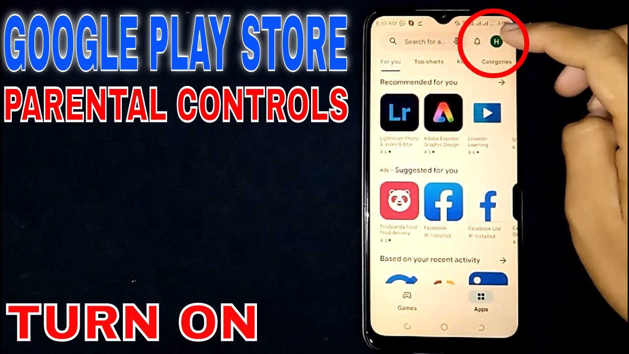 How To Turn On Parental Controls On Google Play Store 🔴 - YouTube
