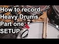 How to Record Heavy Drums Part One - SETUP | SpectreSoundStudios TUTORIAL