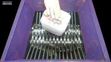 SHREDDER MACHINE! Shredding Hard and Soft Things! Oddly Satisfying, Relaxing Video  #027