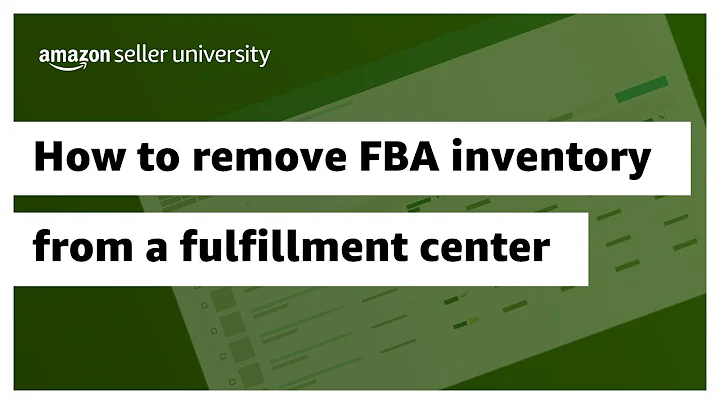 Streamline Your Inventory Management: Remove Amazon FBA Inventory Efficiently