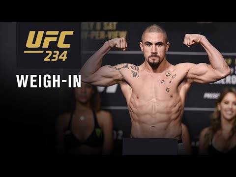 UFC 234: Weigh-in