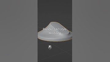 Blender CAD style Modeling #b3d #blender #cad