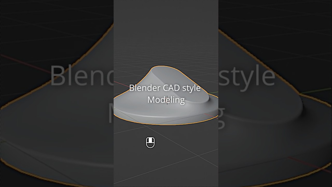 Blender CAD style Modeling 