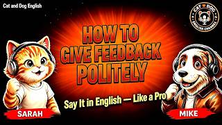 How to Give Feedback Politely in English | Soft Phrases for Work screenshot 1