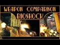 All Weapons of Bioshock: Weapon Comparison of all Bioshocks (incl. DLCs)