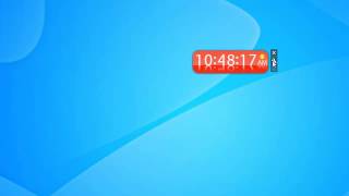 Javi Digi Clock White Gadget for Windows 7 screenshot 5