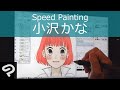 小沢かな CLIP STUDIO PAINTとCintiq Companion 2でのライブドローイング