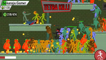 Stickman vs Zombiess New Update Game Chapter 6 level 81-85