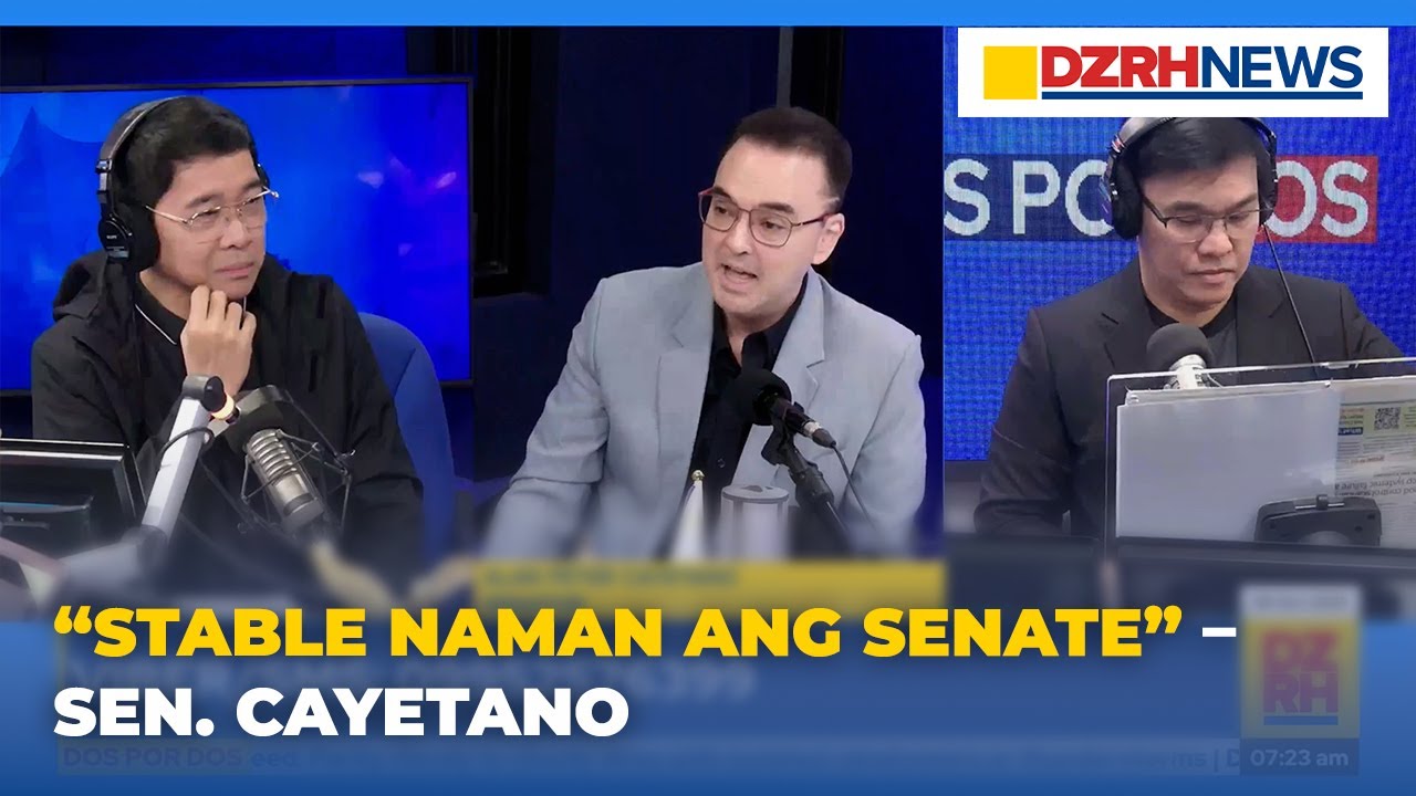 Kalagayan ng Senado, ‘stable’ naman ayon kay Sen. Cayetano
