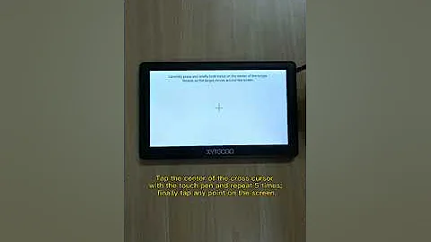 How to calibrate the screen