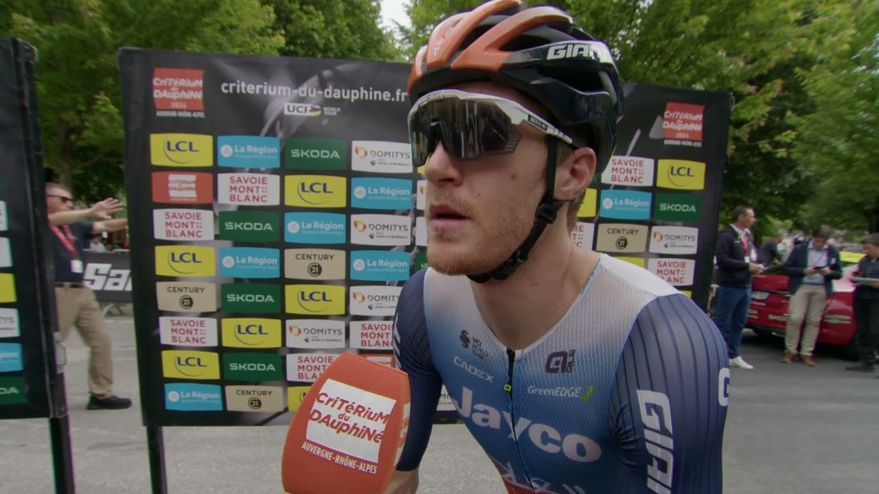 Callum Scotson - Interview at the start - Stage 8 - Critérium du Dauphiné 2024