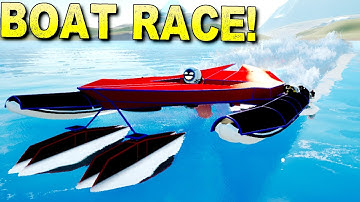 Custom Built ROCKET BOAT RACE, but we don