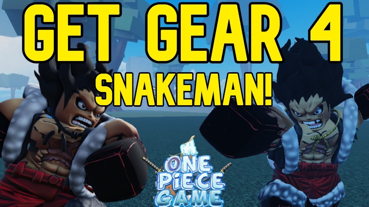 HOW TO BE LUFFY (GEAR 4 SNAKEMAN) IN ROBLOX!!!