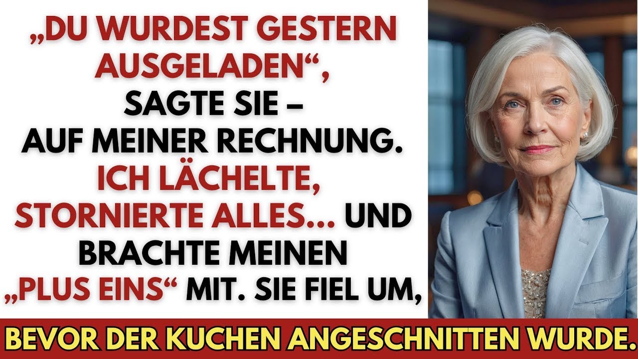 Auf der Hochzeit meines Sohnes wurde ich ausgeladen—also stornierte ich alles und ging