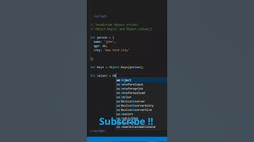 JavaScript object tricks you should know! #javascript #javascriptbeginner