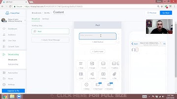 How to send a many chat broadcast