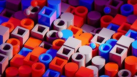 Abstract 3D Animation Geometric Background Design stock footage | stock video | Cinefootage