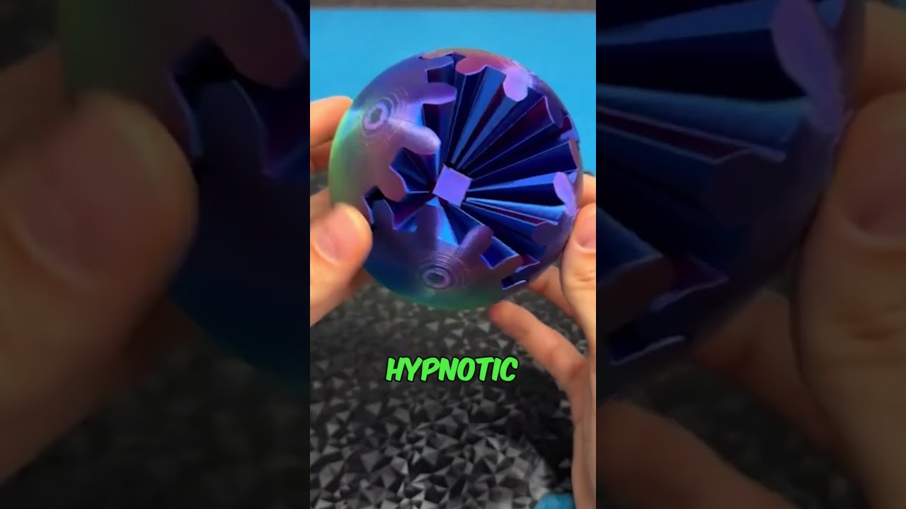 Уникальная 3D-печатная головоломка «Гипнотический хамелеон»