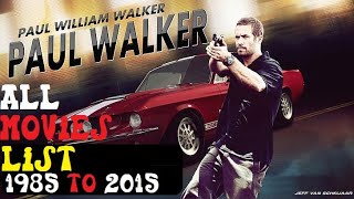 Fast and the Furious actor Paul Walker All movies list [1985 to 2015]#FOXSTUDIOPAKISTAN