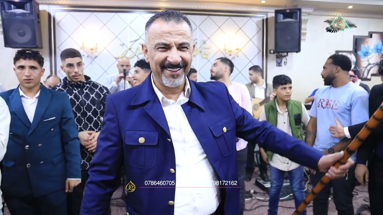 دحية فلسطينية على نغمات اليرغول مع #إدريس_العلاري  و خالد أبو علي حفل زفاف وسام ابو تيم ج 5