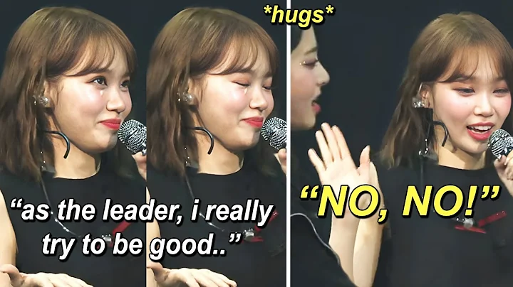 Le sserafim got worried when Chaewon was *about to cry* while sharing her struggles as the LEADER